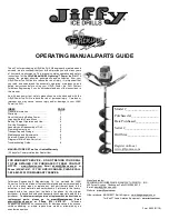 Jiffy 56 Operating Manual/Parts Manual preview