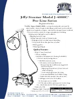 Jiffy Pro-Line J-4000C Specifications preview