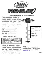 Preview for 9 page of Jiffy ROGUE 58 Operating Manual
