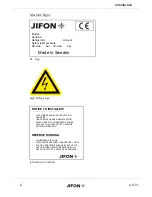 Предварительный просмотр 6 страницы Jifon AquaHeat 13 User Manual