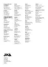 Preview for 8 page of JIKA PL3-E Manual