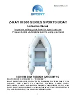 Jilong Z-RAY III 500 SERIES Instruction Manual preview