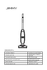 Preview for 1 page of Jimmy HW8 Instruction Manual