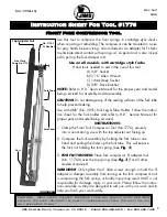 Preview for 1 page of JIMS 1776 Instruction Sheet