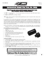 Предварительный просмотр 1 страницы JIMS 5802-1 Instruction Sheet