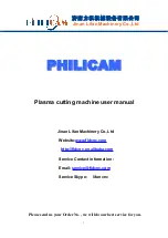 Jinan Lifan Machinery PHILICAM User Manual предпросмотр