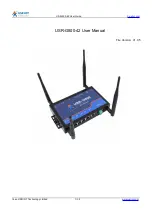 Предварительный просмотр 1 страницы Jinan USR IOT Technology USR-G800-42 User Manual