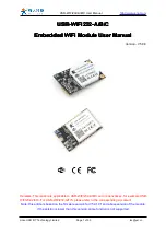 Предварительный просмотр 1 страницы Jinan USR IOT Technology WIFI232-A User Manual