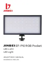 Предварительный просмотр 1 страницы Jinbei EF-P10 RGB Pocket Manual