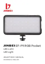 Preview for 1 page of Jinbei EF-P11 RGB Pocket Manual