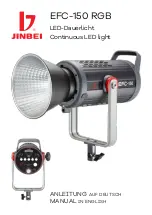 Предварительный просмотр 1 страницы Jinbei EFC-150 RGB Manual