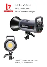 Предварительный просмотр 1 страницы Jinbei EFII-200Bi Manual