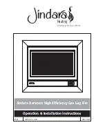 Preview for 1 page of Jindara Derwent Operation & Installation Instructions