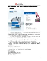 Preview for 3 page of JINGOA JDZ-1030 Operation Manual