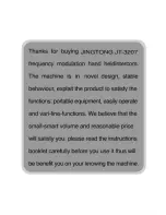 Preview for 16 page of JINGTONG JT-3207 User Manual