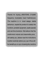 Preview for 15 page of JINGTONG JT-328S User Manual