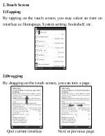 Предварительный просмотр 10 страницы Jinke Hanlin eReader A6 User Manual