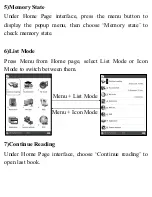 Предварительный просмотр 19 страницы Jinke Hanlin eReader A6 User Manual