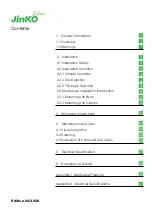 Preview for 2 page of JinkoSolar JKM M-60 Plus Series Installation Manual