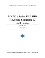 Jinmuyu Electronics MR7631 Series User Manual preview