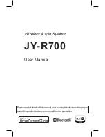 Preview for 1 page of Jinyoung JY-R700 User Manual