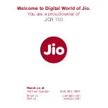 Предварительный просмотр 1 страницы Jio JCR 110 Manual