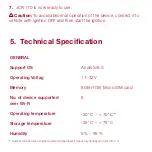 Предварительный просмотр 8 страницы Jio JCR 110 Manual