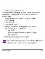 Preview for 62 page of Jitterbug Ascend Y300 User Manual