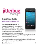 Предварительный просмотр 5 страницы Jitterbug Touch2 Quick Start Manual