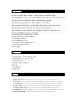 Preview for 2 page of Jiuzhou Claro Use Manual