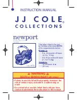 Предварительный просмотр 1 страницы JJ Cole newport via i470 Instruction Manual