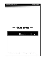 Preview for 1 page of JJ SecuWatch SGD-860A User Manual