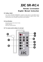 JJC SR-RC4 Manual Instruction preview