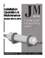 Preview for 1 page of JJM Boiler Works JM-2 Installation Operation & Maintenance