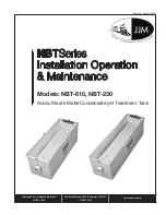 Preview for 1 page of JJM Boiler Works NBT Series Installation Operation & Maintenance