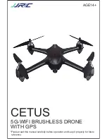 JJRC CETUS X8 Manual preview