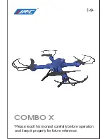 JJRC COMBO X User Manual preview