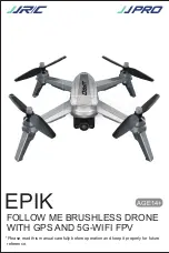 JJRC JJPRO EPIK Manual preview