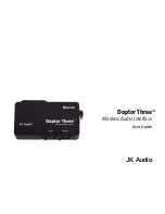 JK Audio Daptor Three User Manual preview