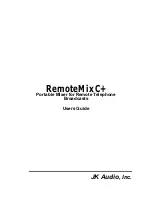 JK Audio RemoteMix C+ User Manual preview