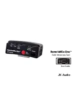 Предварительный просмотр 1 страницы JK Audio RemoteMix One User Manual