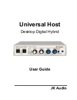 JK Audio Universal Host User Manual предпросмотр