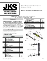 JKS PAC2112K Installation Instructions Manual preview