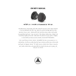 Preview for 1 page of JL Audio 10TW1-2 Owner'S Manual