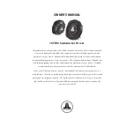 Preview for 1 page of JL Audio 10TW3-D8 Owner'S Manual