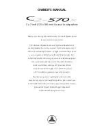 Preview for 1 page of JL Audio C2-570x Owner'S Manual