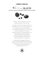 Preview for 1 page of JL Audio C3-525 Owner'S Manual