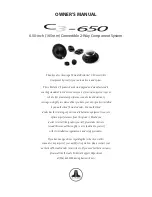 JL Audio C3-650 Owner'S Manual preview