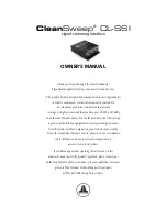 JL Audio CleanSweep CL_SSI Owner'S Manual preview