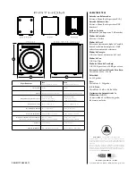 Preview for 72 page of JL Audio Fathom f110 Owner'S Manual